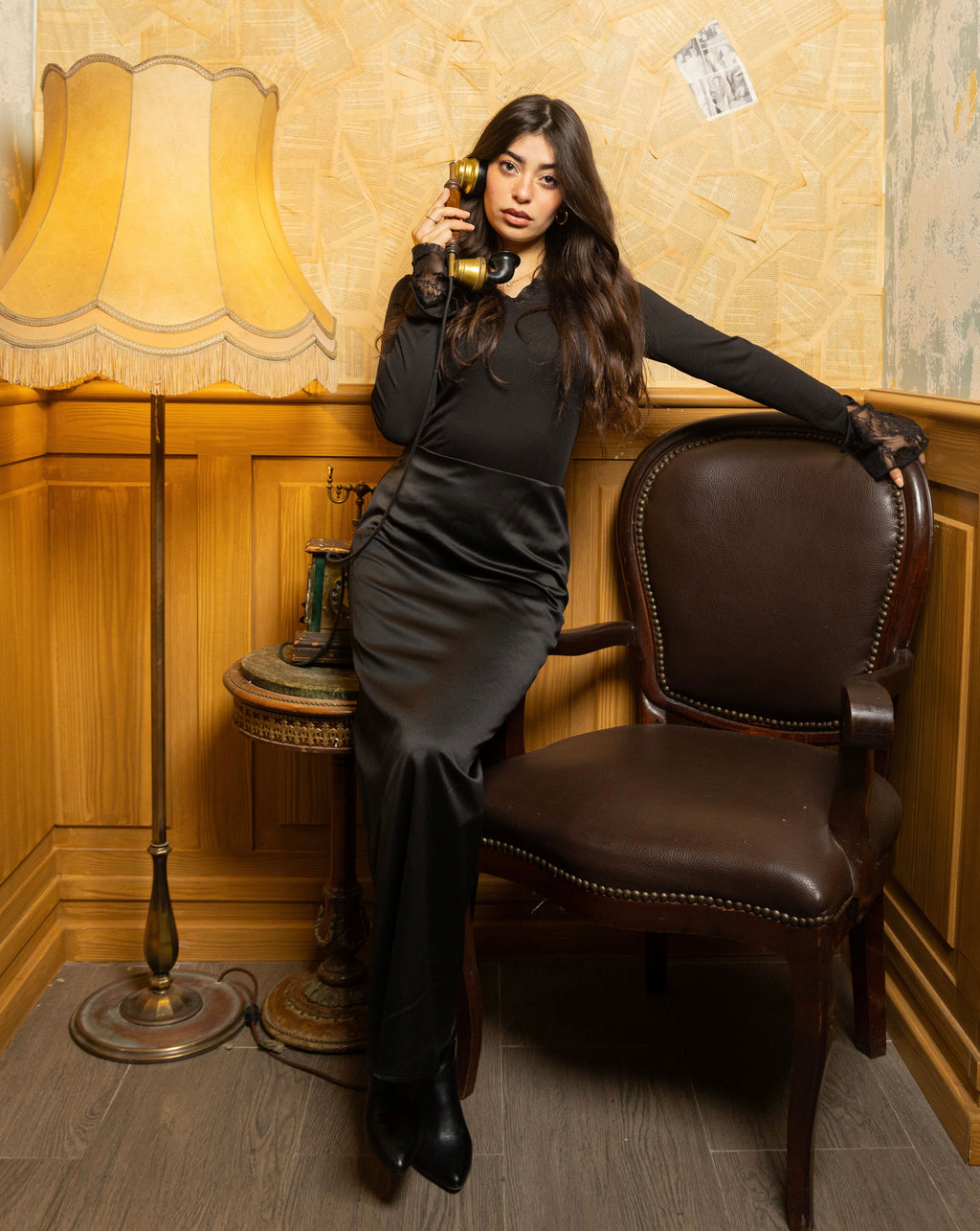 Jupe en satin