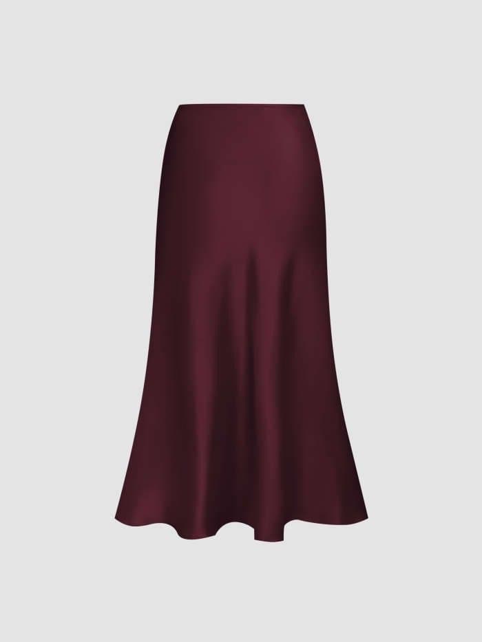 Jupe en satin