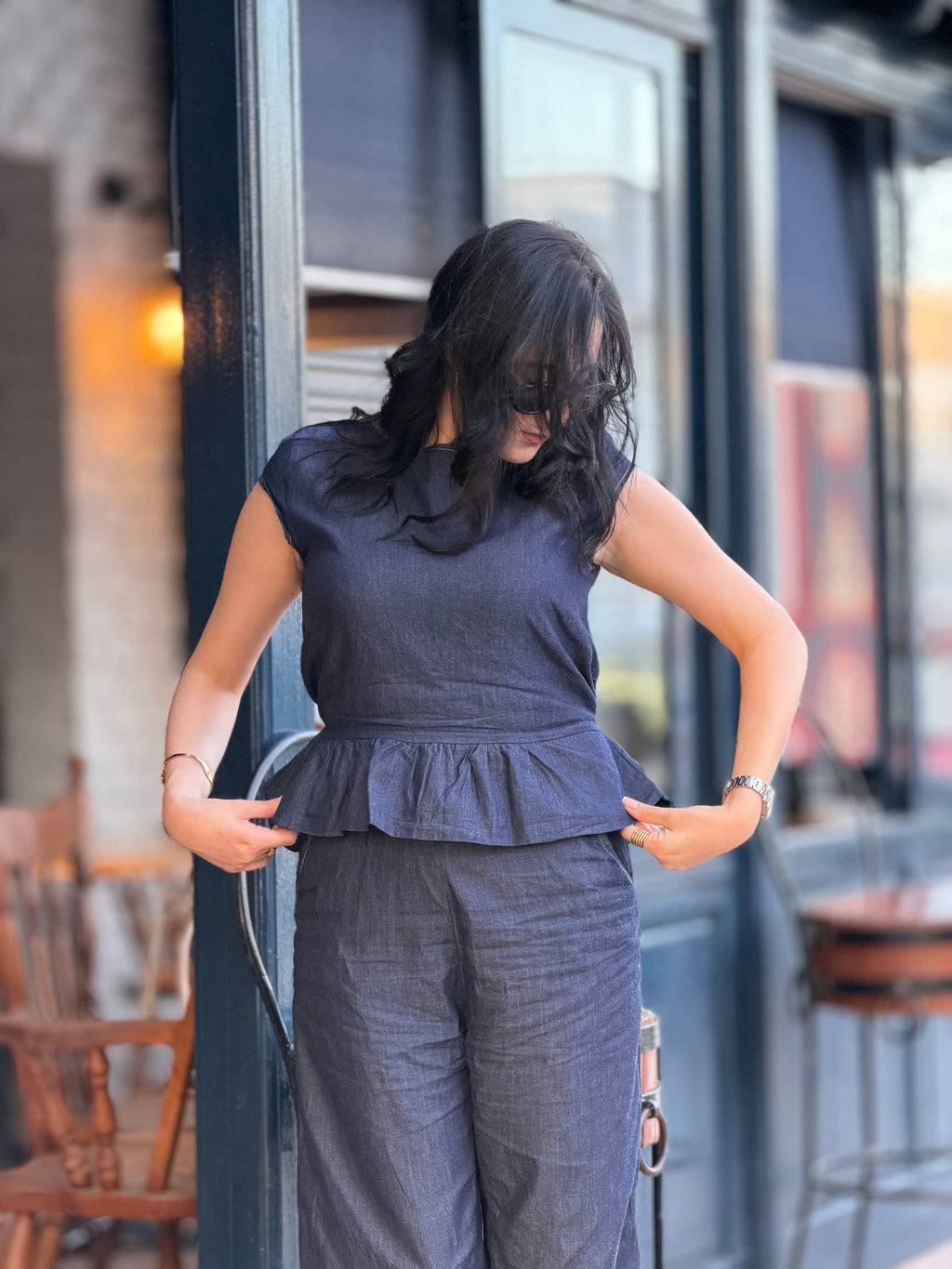 The denim set