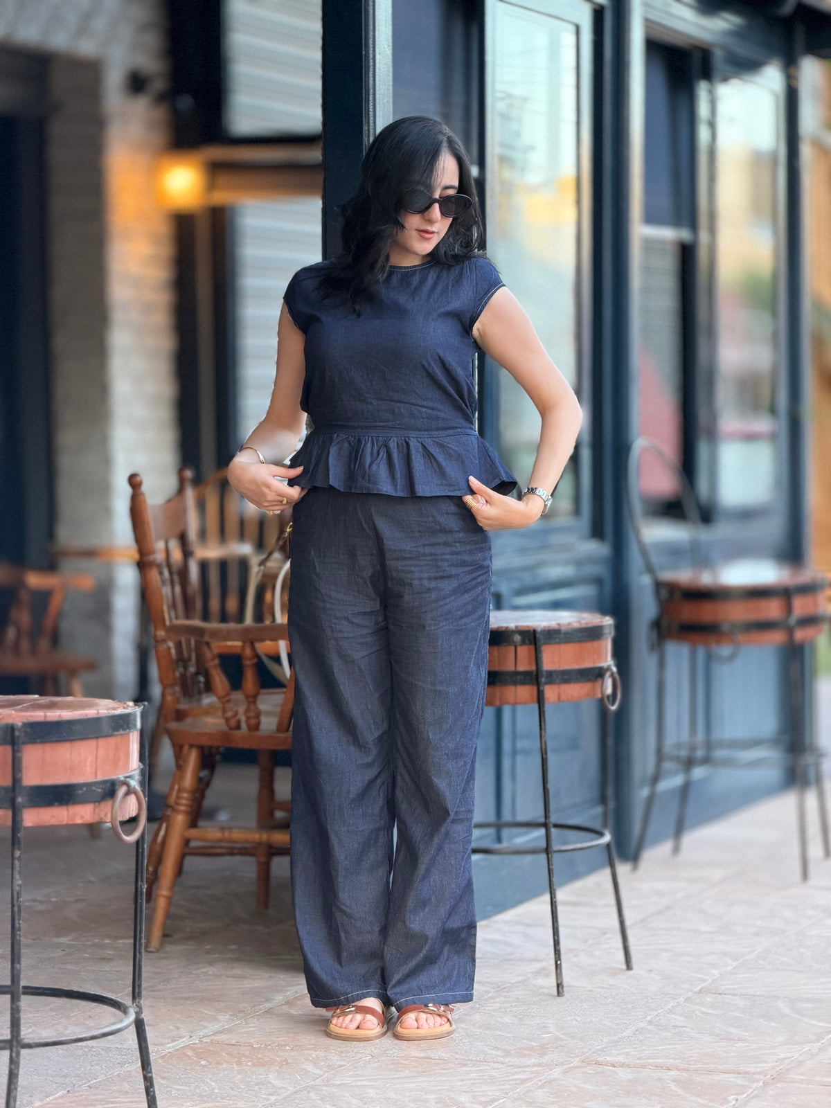 The denim set