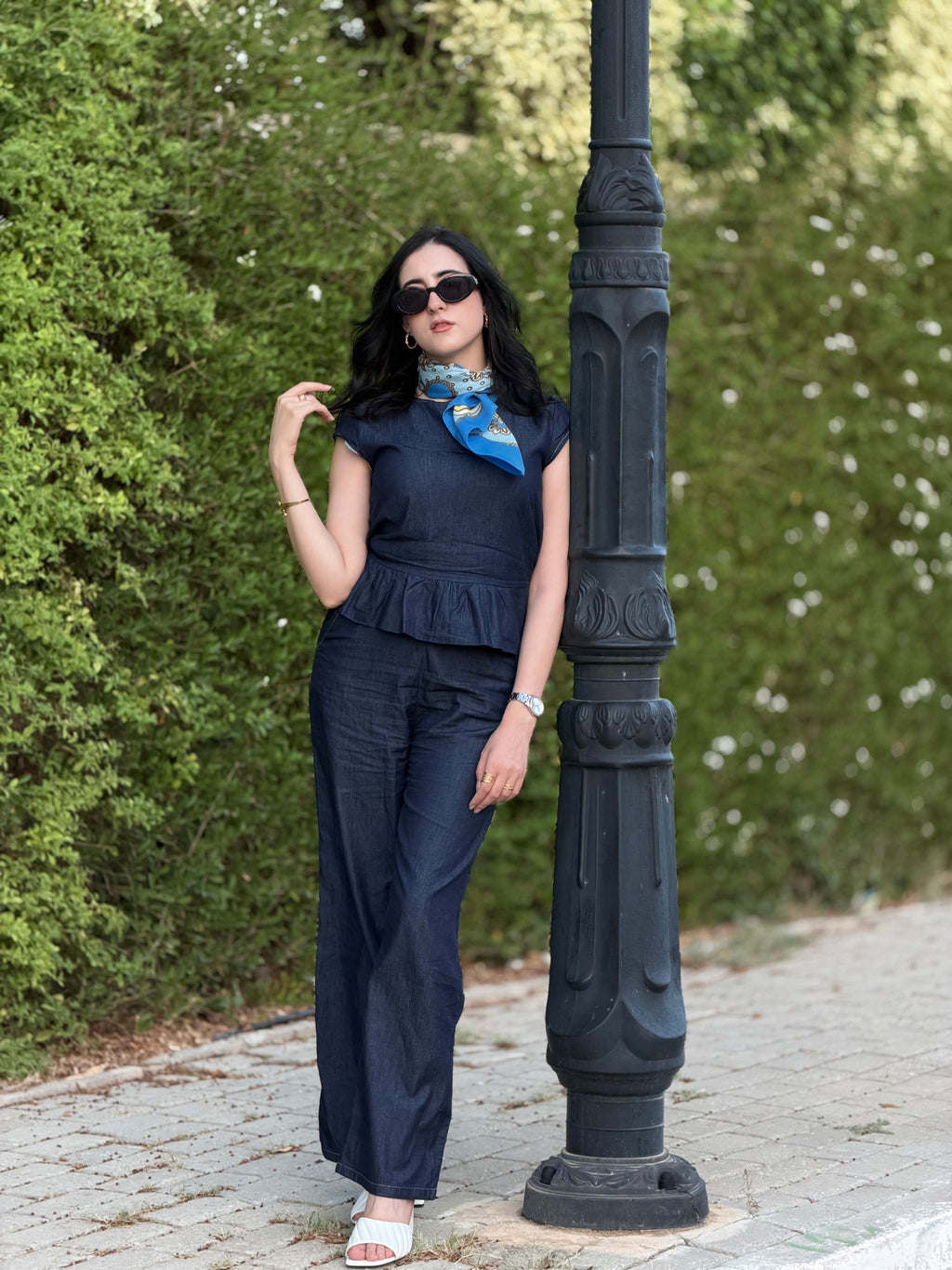 The denim set